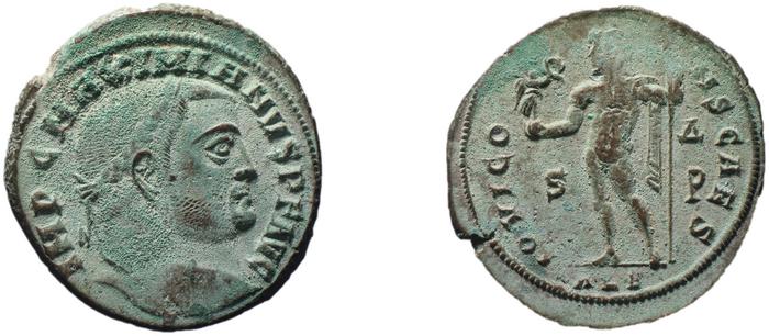 RIC VI Alexandria 54, реверс, bm