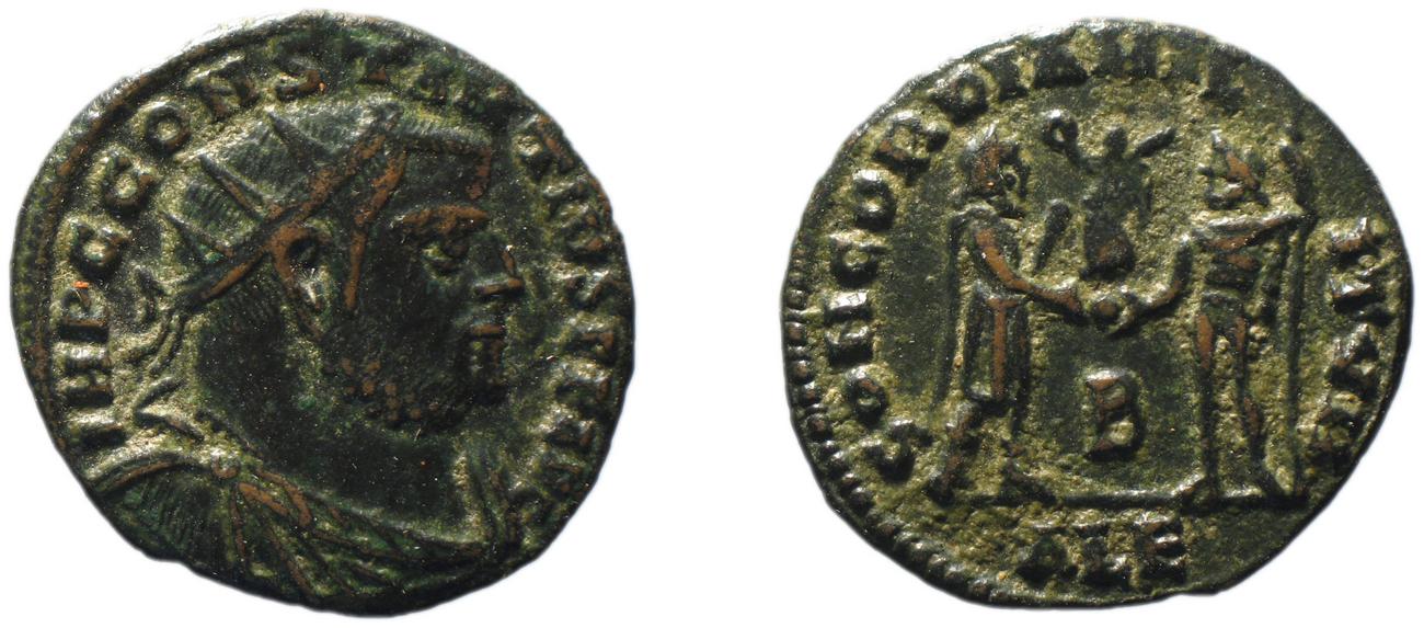 RIC VI Alexandria 59a, аверс, bm