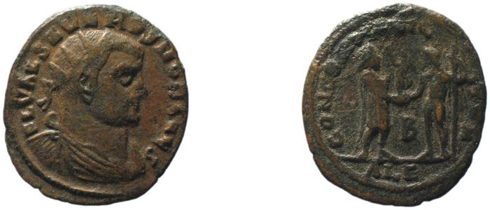 RIC VI Alexandria 60a, реверс, bm