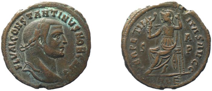 RIC VI Alexandria 63, реверс, bm