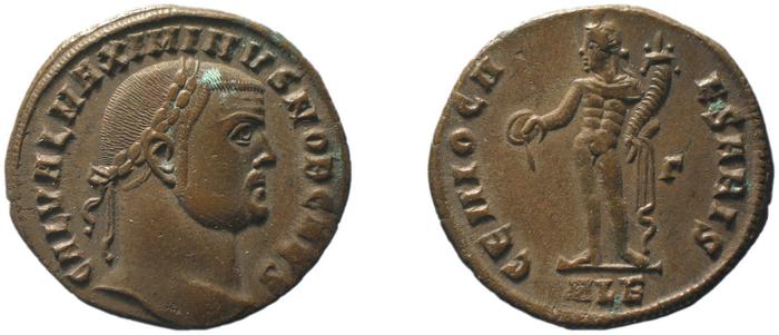RIC VI Alexandria 64, реверс, bm