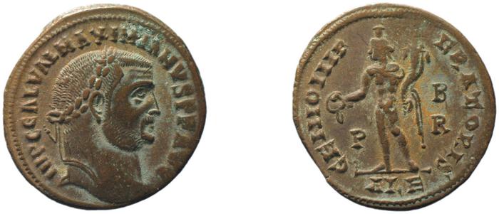 RIC VI Alexandria 72, реверс, bm