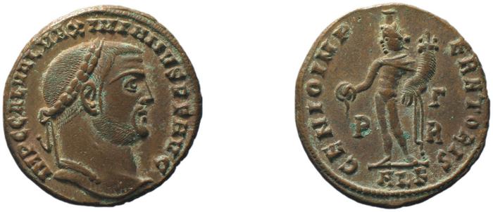 RIC VI Alexandria 72, реверс, bm