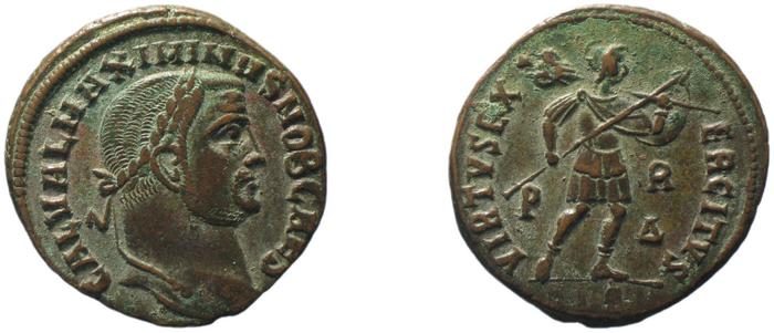 RIC VI Alexandria 77, реверс, bm