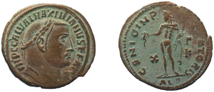 RIC VI Alexandria 79, реверс, bm