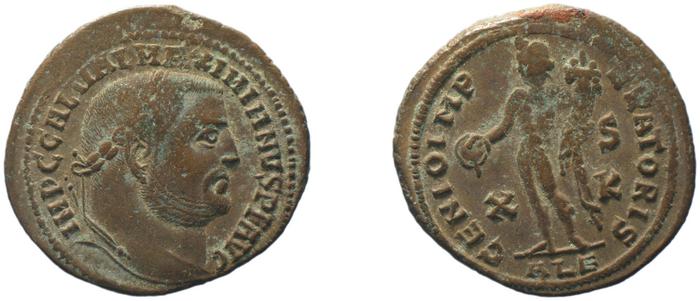 RIC VI Alexandria 79, реверс, bm
