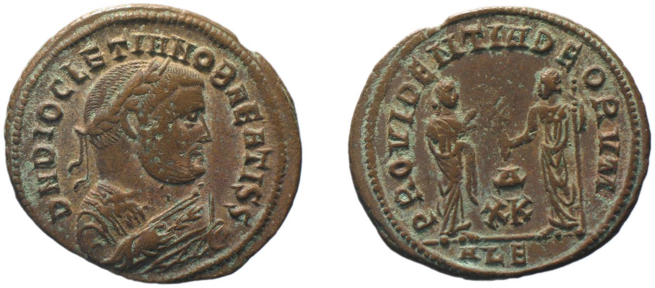 RIC VI Alexandria 80, аверс, bm