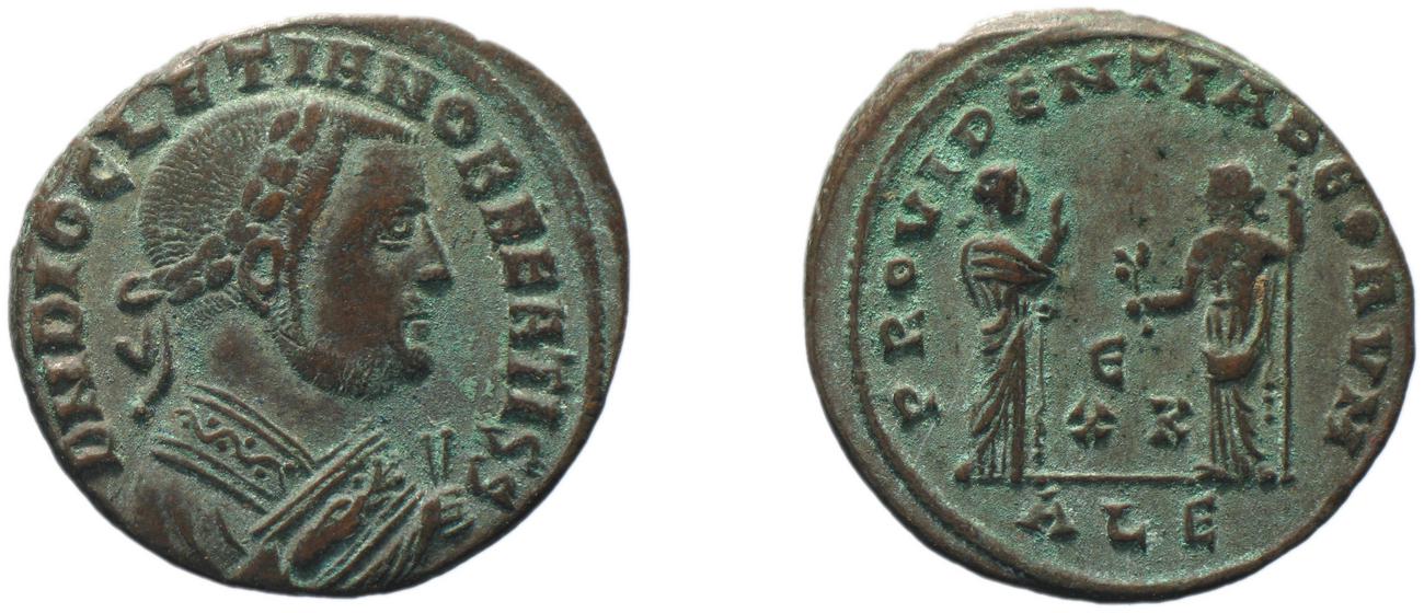 RIC VI Alexandria 80, аверс, bm