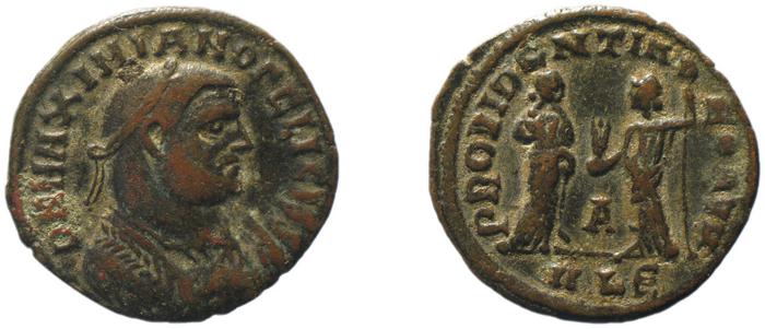 RIC VI Alexandria 91b, реверс, bm