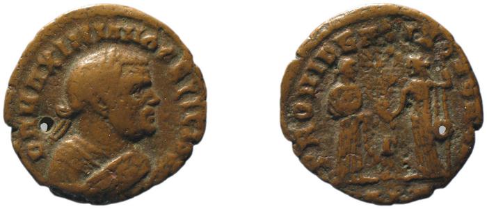 RIC VI Alexandria 91b, реверс, bm
