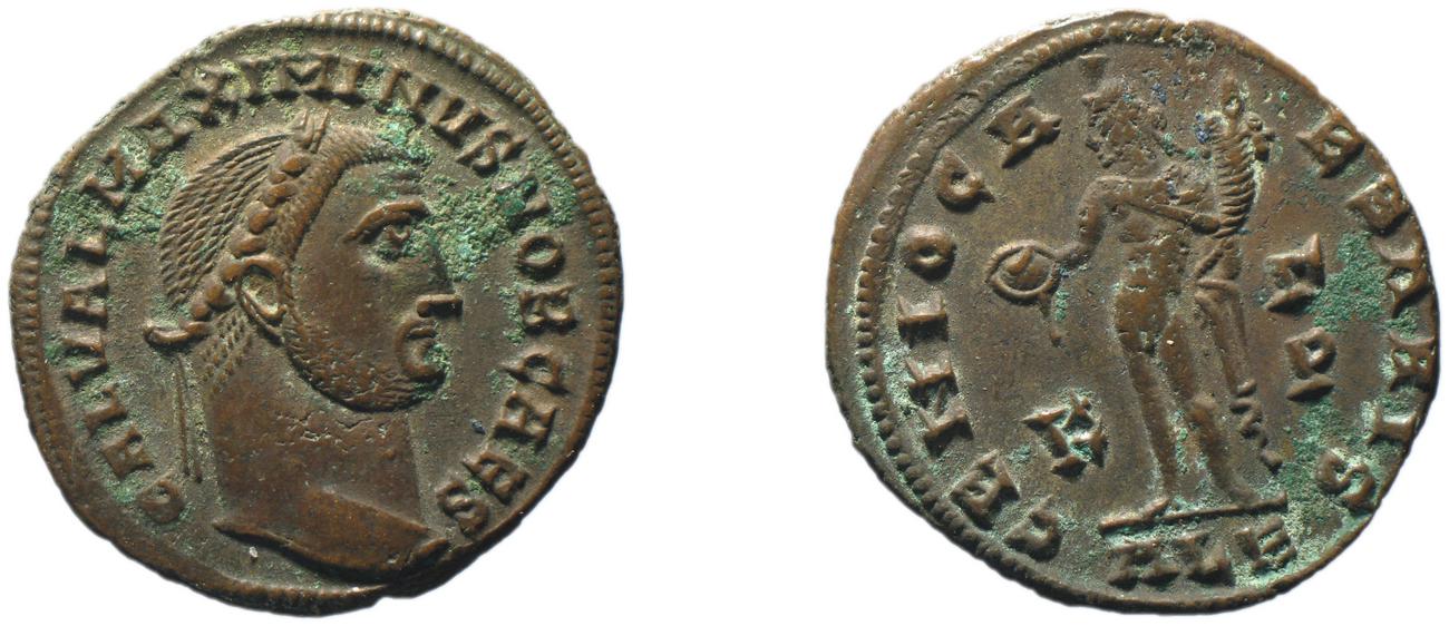 RIC VI Alexandria 100a, аверс, bm