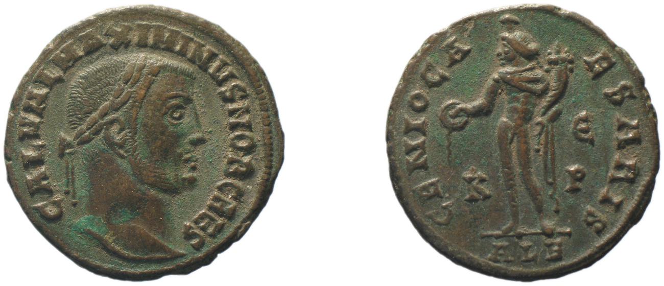 RIC VI Alexandria 100a, аверс, bm