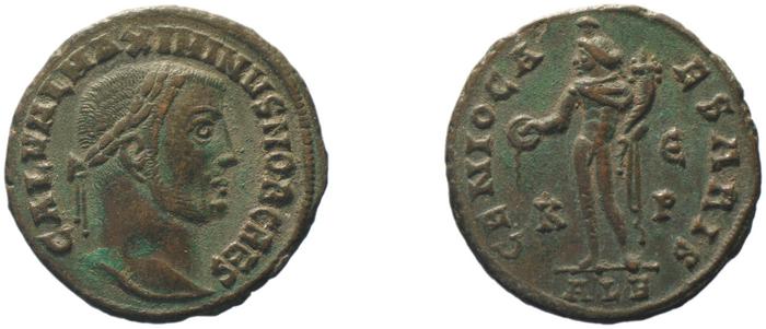 RIC VI Alexandria 100a, реверс, bm