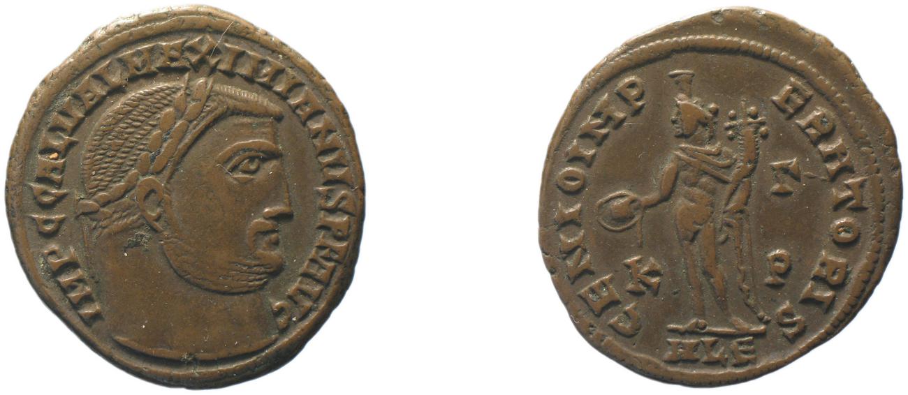 RIC VI Alexandria 107a, аверс, bm