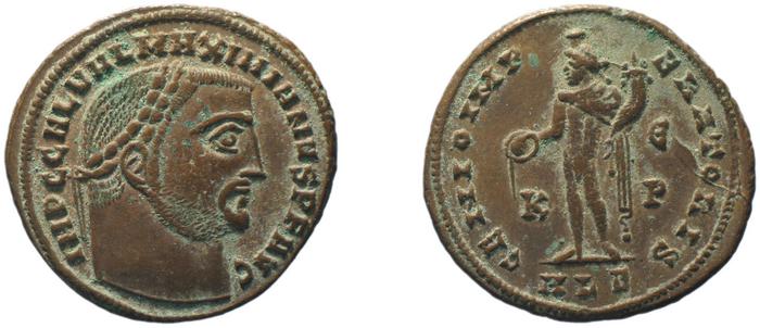 RIC VI Alexandria 107a, реверс, bm