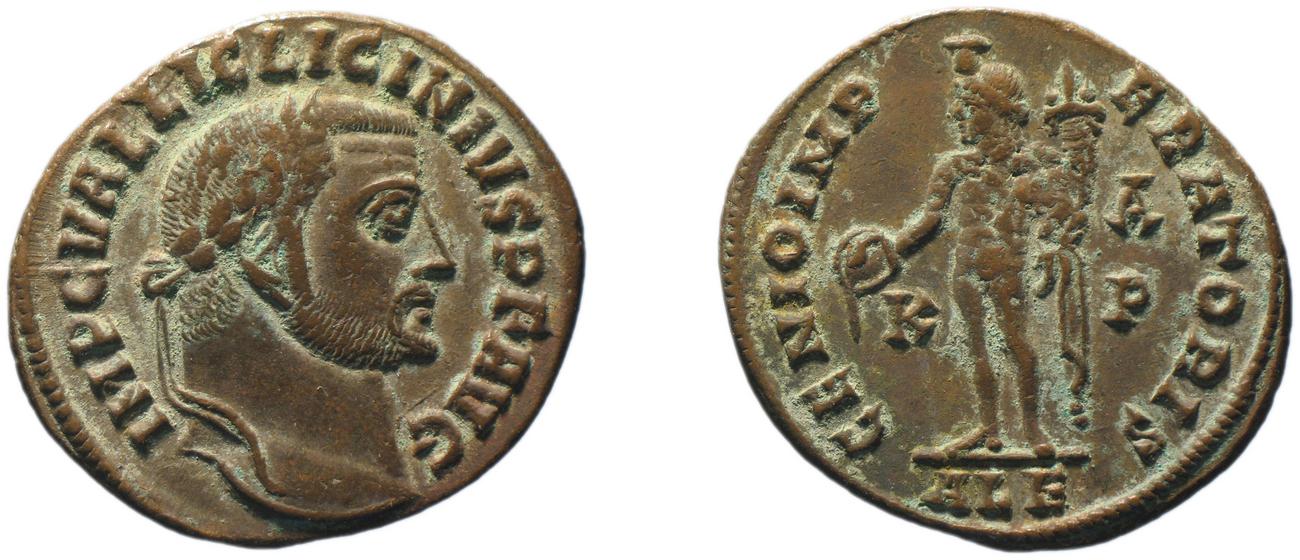 RIC VI Alexandria 107b, аверс, bm