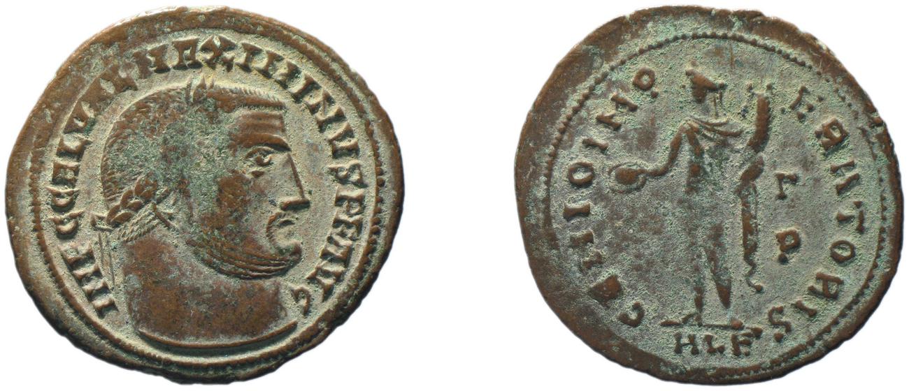 RIC VI Alexandria 107c, аверс, bm