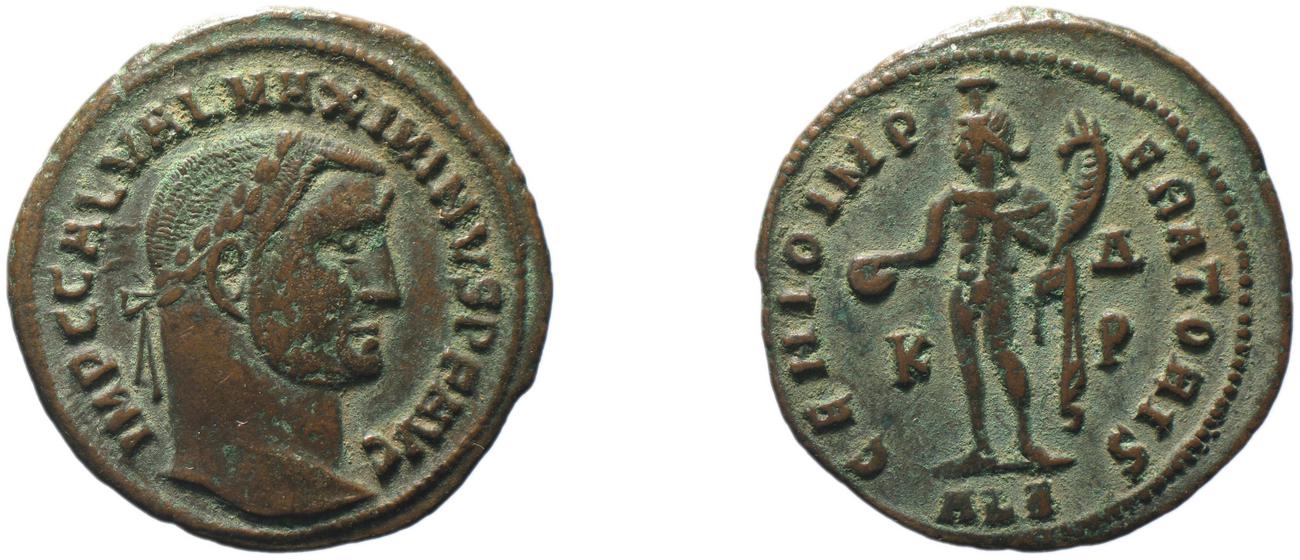 RIC VI Alexandria 105c, аверс, bm