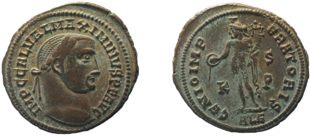 RIC VI Alexandria 107c, аверс, bm