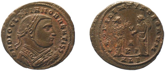 RIC VI Alexandria 109, реверс, bm