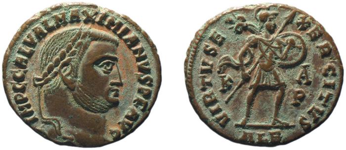 RIC VI Alexandria 114a, реверс, bm