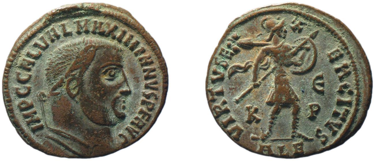 RIC VI Alexandria 114a, аверс, bm
