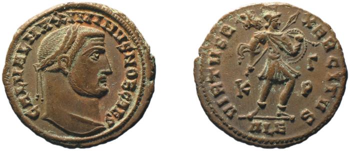 RIC VI Alexandria 115, реверс, bm
