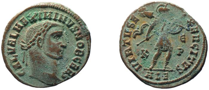 RIC VI Alexandria 115, реверс, bm