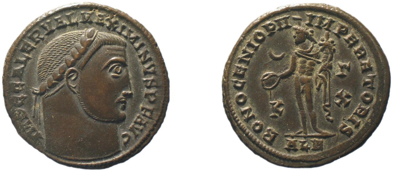RIC VI Alexandria 144b, аверс, bm