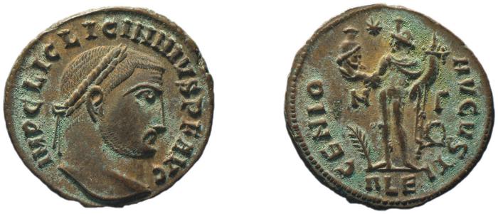 RIC VI Alexandria 162a, реверс, bm
