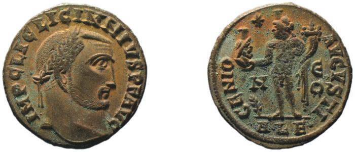 RIC VI Alexandria 162a, реверс, bm
