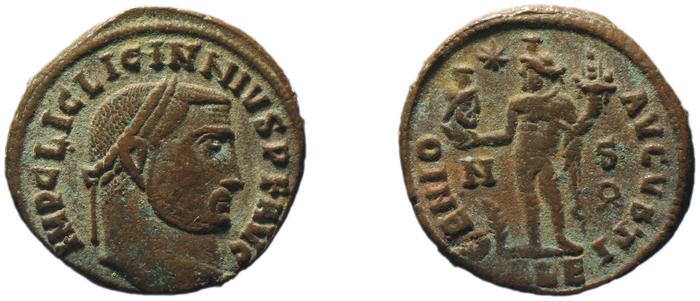 RIC VI Alexandria 162a, реверс, bm