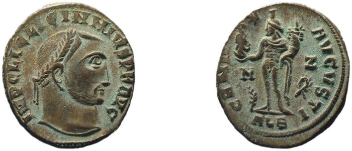 RIC VI Alexandria 162a, реверс, bm