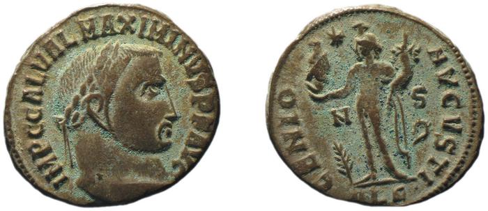 RIC VI Alexandria 162b, реверс, bm