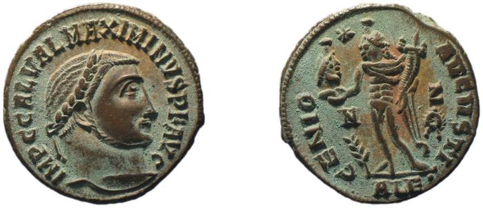 RIC VI Alexandria 162b, реверс, bm