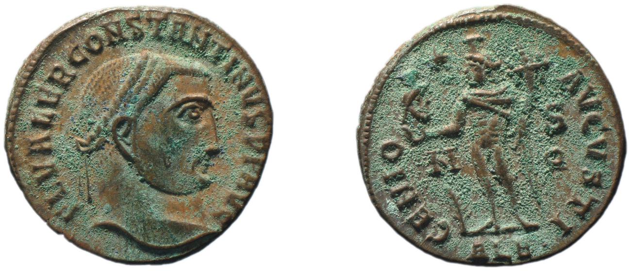 RIC VI Alexandria 163, аверс, bm