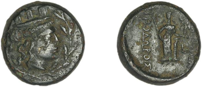 Smyrna Milne 1928 Period XVII M, реверс, bm