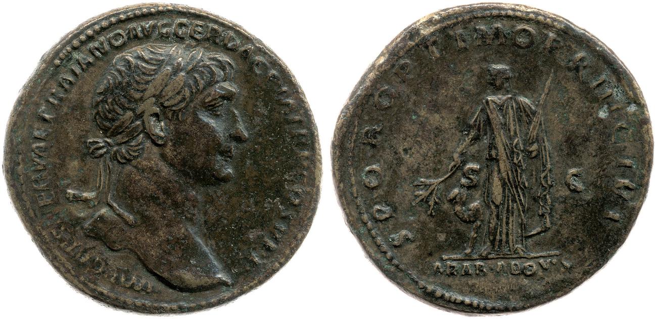 аверс RIC II Trajan 466