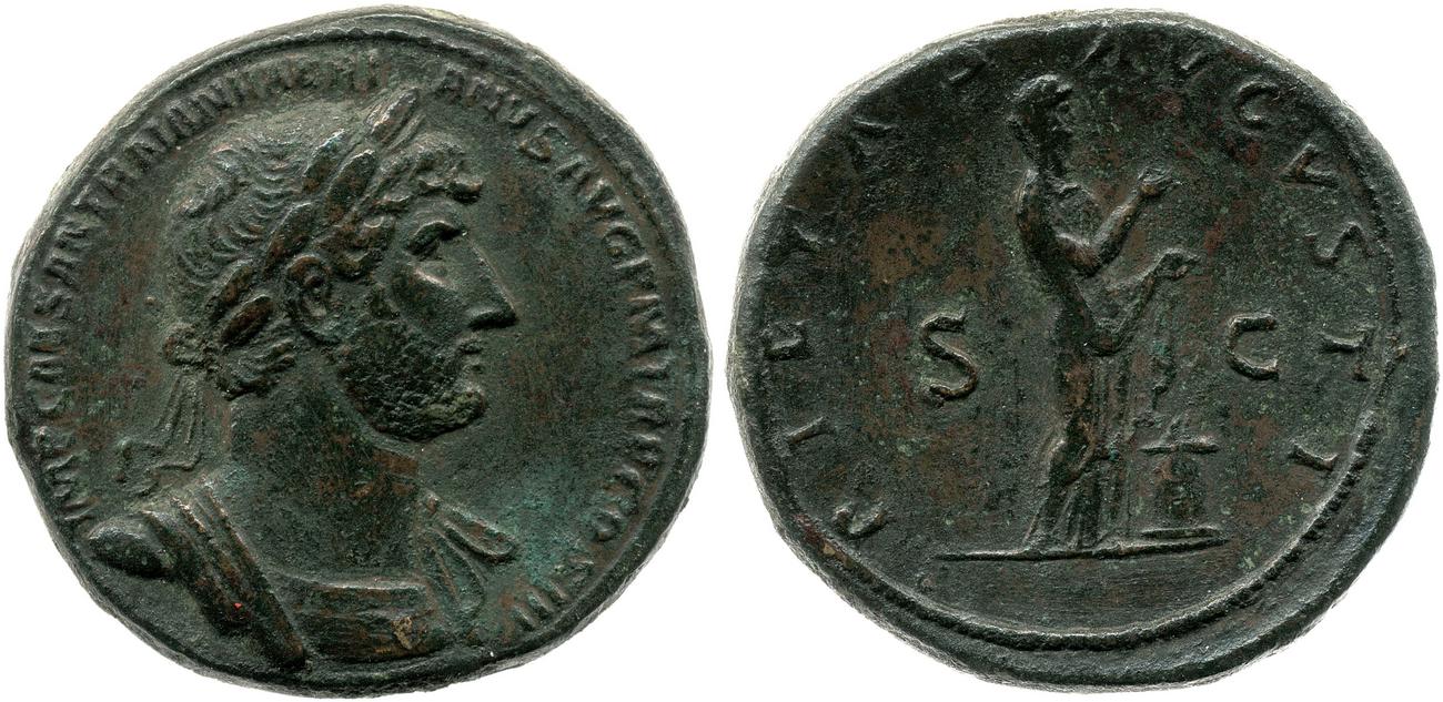 аверс RIC II, Part 3 (second edition) Hadrian 471