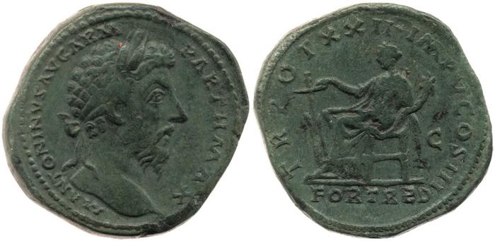 reverse RIC III Marcus Aurelius 957