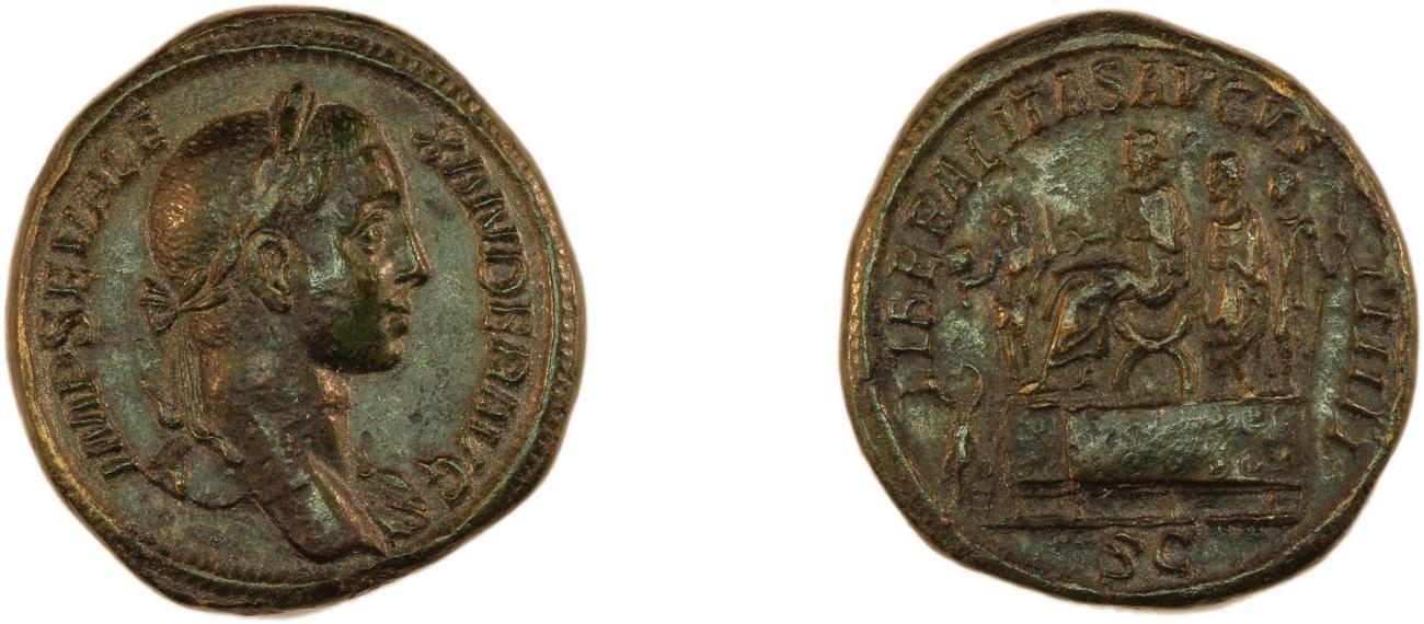 RIC IV Severus Alexander 578, аверс, bm
