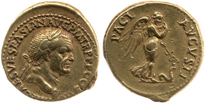 RIC II, Part 1 (second edition) Vespasian 1130, реверс, Британский музей