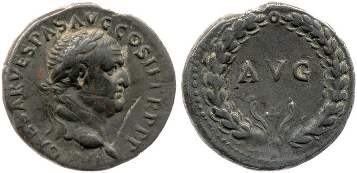 RIC II, Part 1 (second edition) Vespasian 1408, реверс, Британский музей