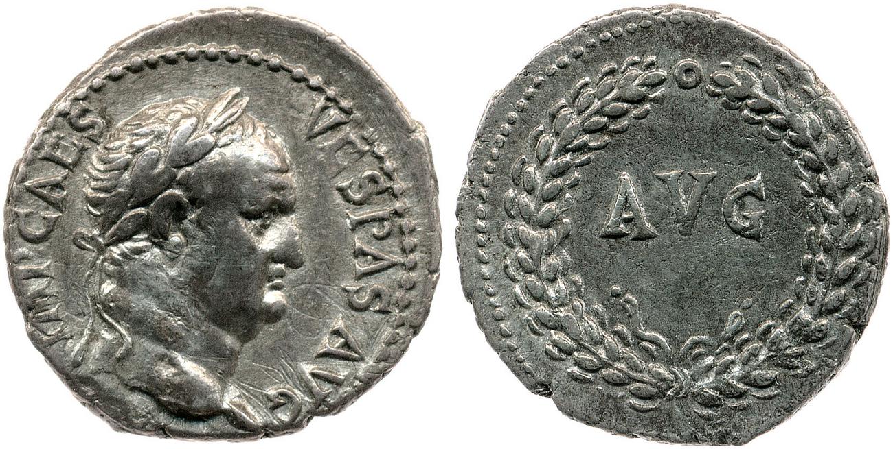 аверс RIC II, Part 1 (second edition) Vespasian 1392