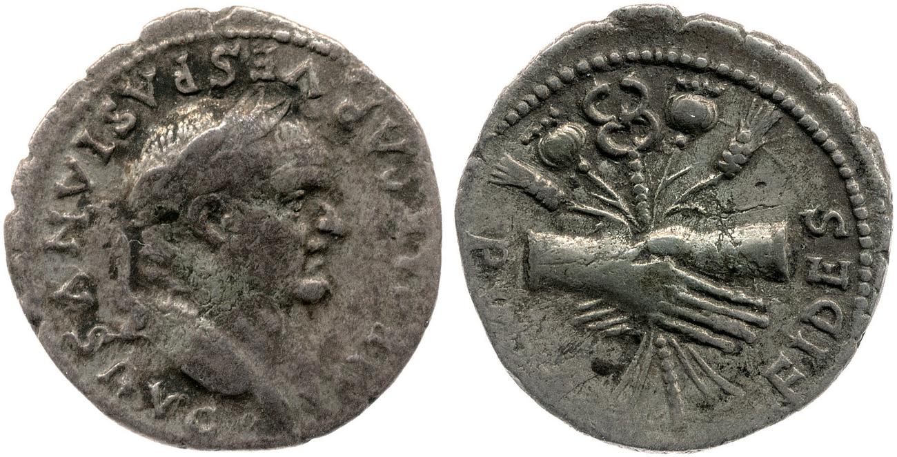 аверс RIC II, Part 1 (second edition) Vespasian 1475