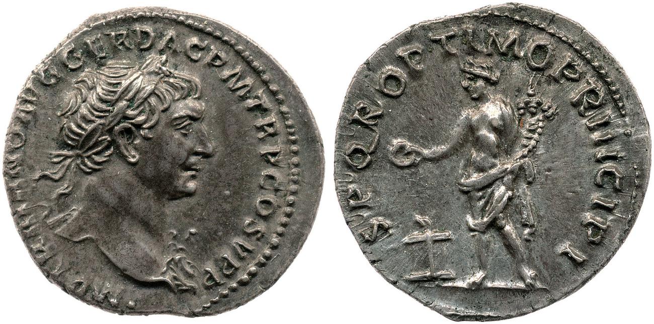 RIC II Trajan 183, аверс, bm