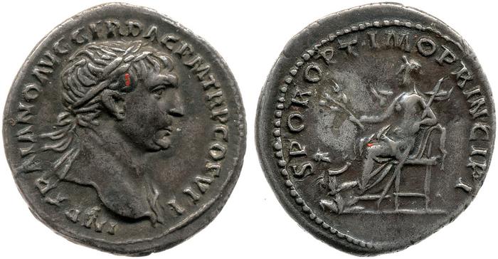 RIC II Trajan 188, реверс, bm
