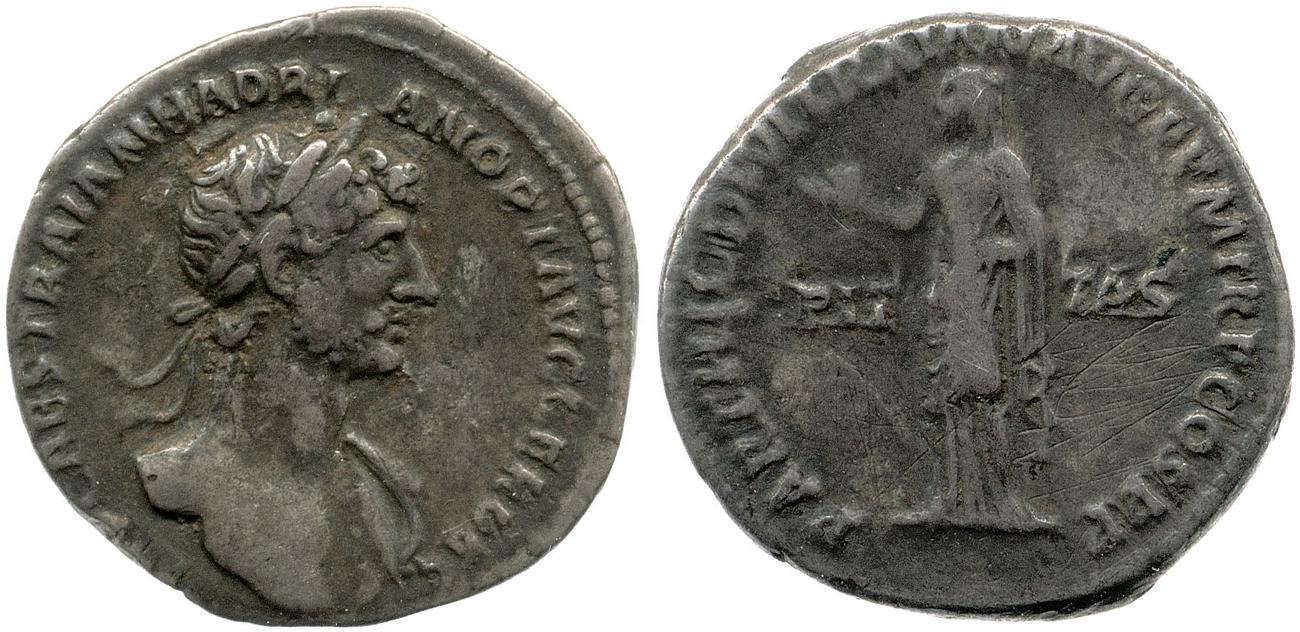 аверс RIC II, Part 3 (second edition) Hadrian 24