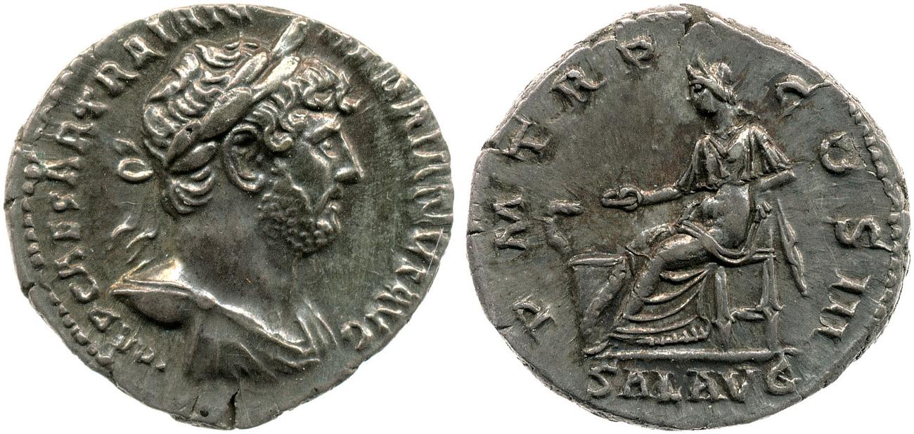 RIC II, Part 3 (second edition) Hadrian 378, аверс, Британский музей