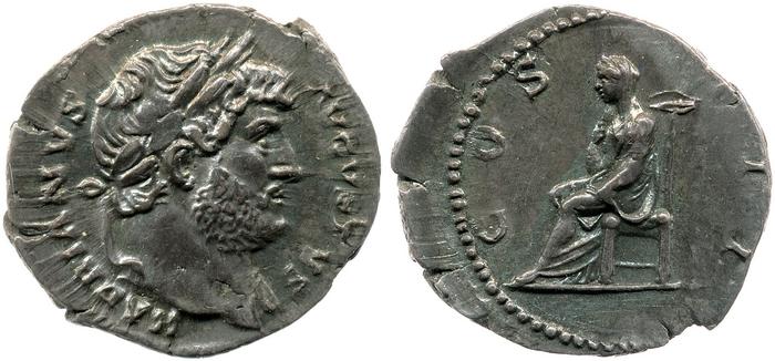 RIC II, Part 3 (second edition) Hadrian 856, реверс, bm